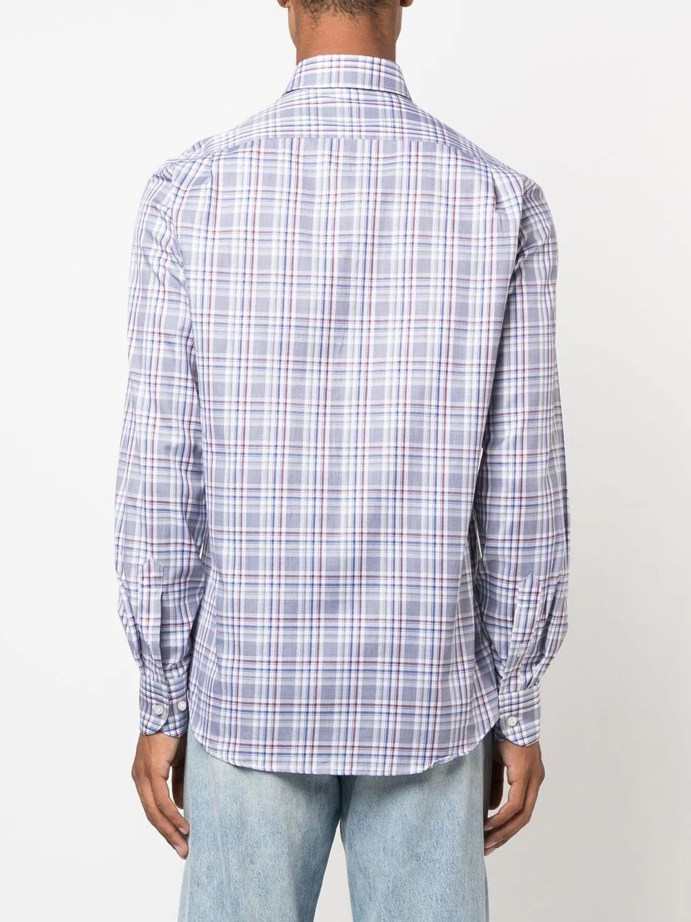 plaid check pattern shirt - 4