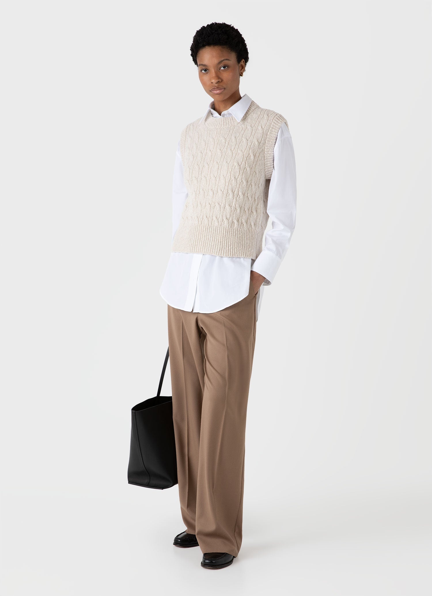 Cable Knit Vest - 2