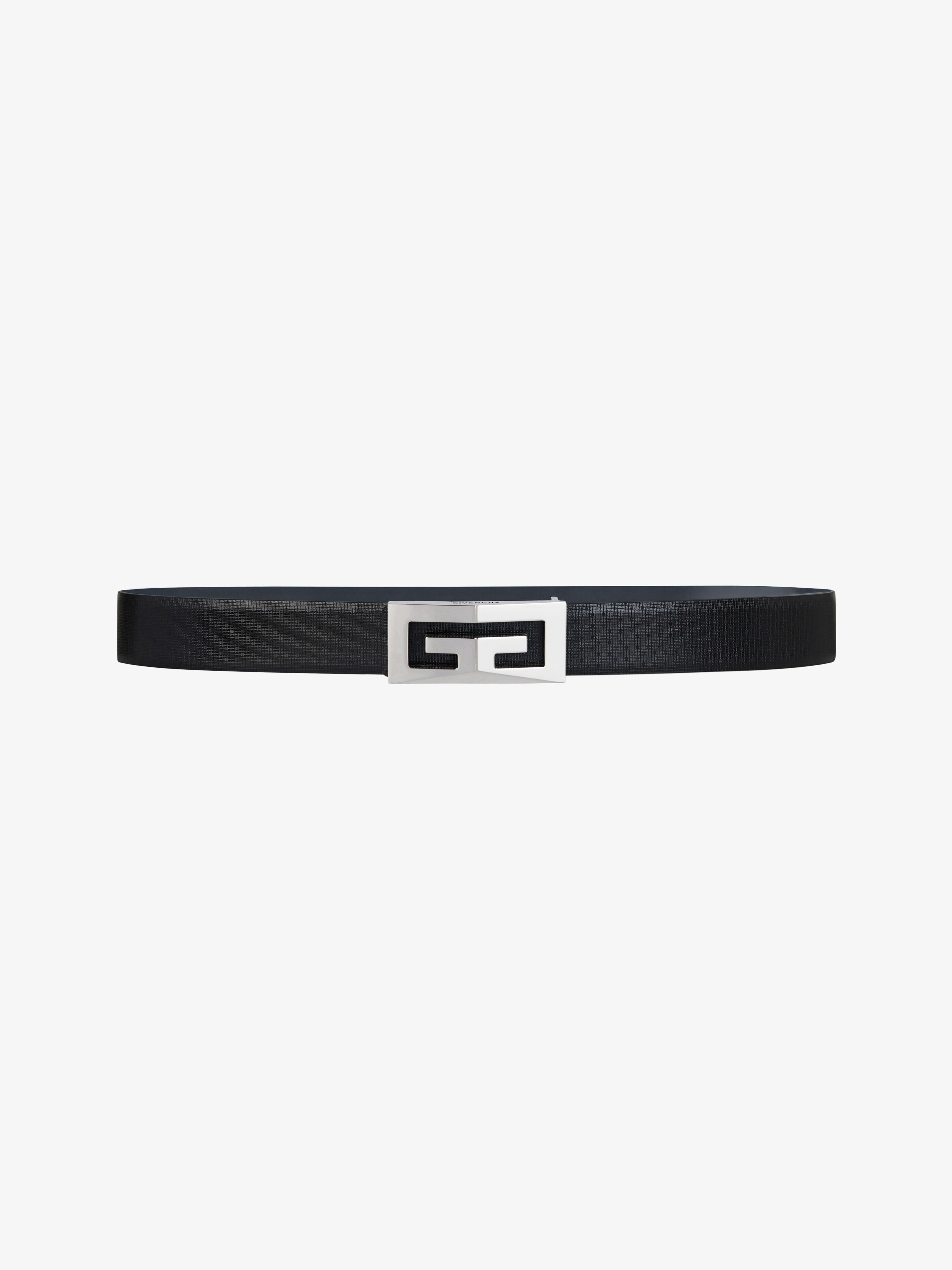 2G REVERSIBLE BELT IN 4G MICRO LEATHER - 1