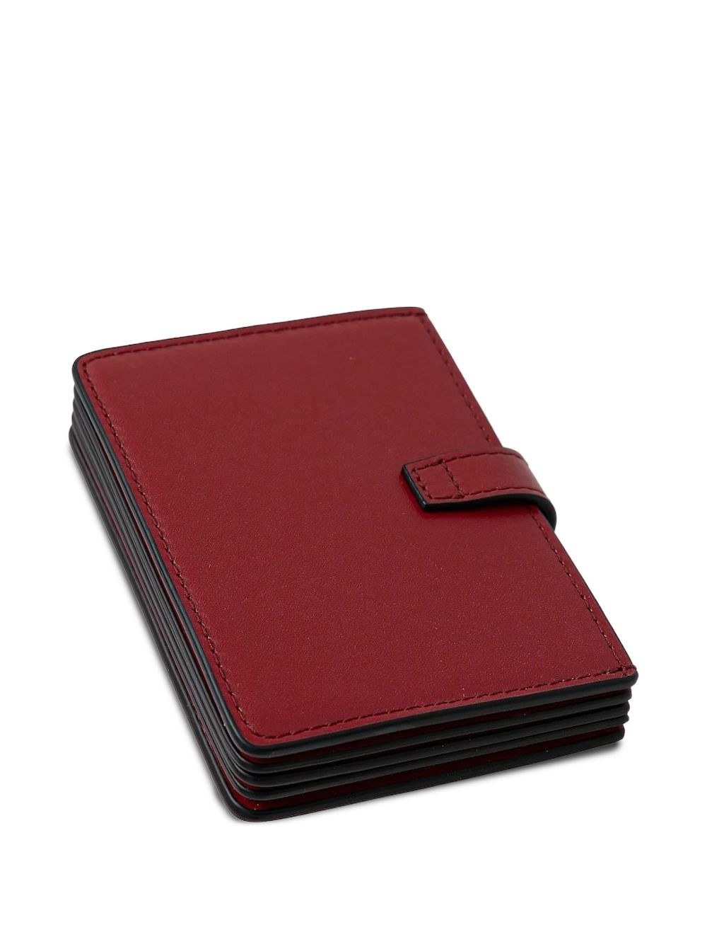 leather flap-closure cardholder - 3