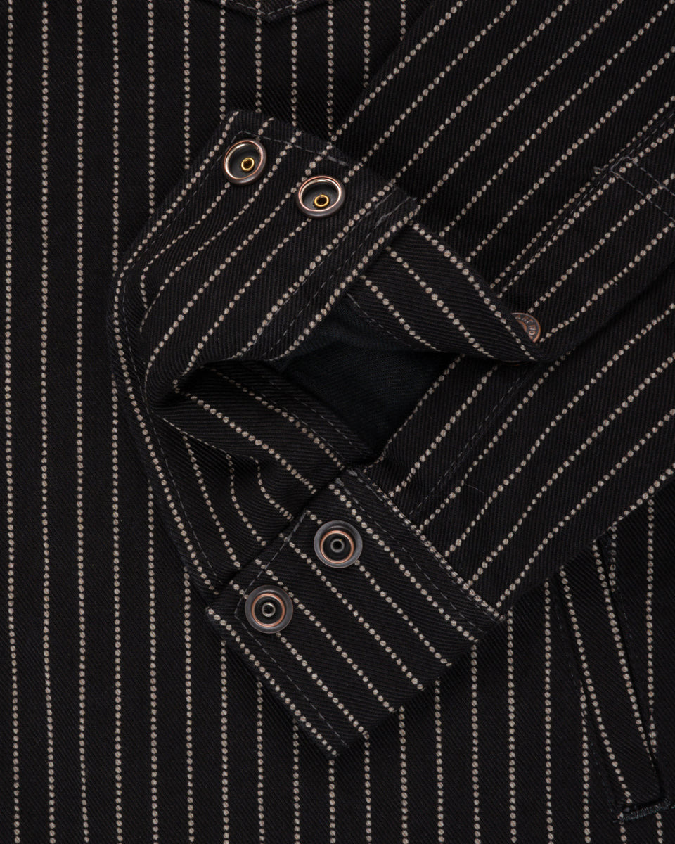 IHSH-227-BLK 12oz Wabash CPO Shirt - Black - 15