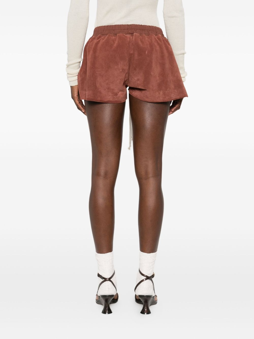 panelled drawstring shorts - 4