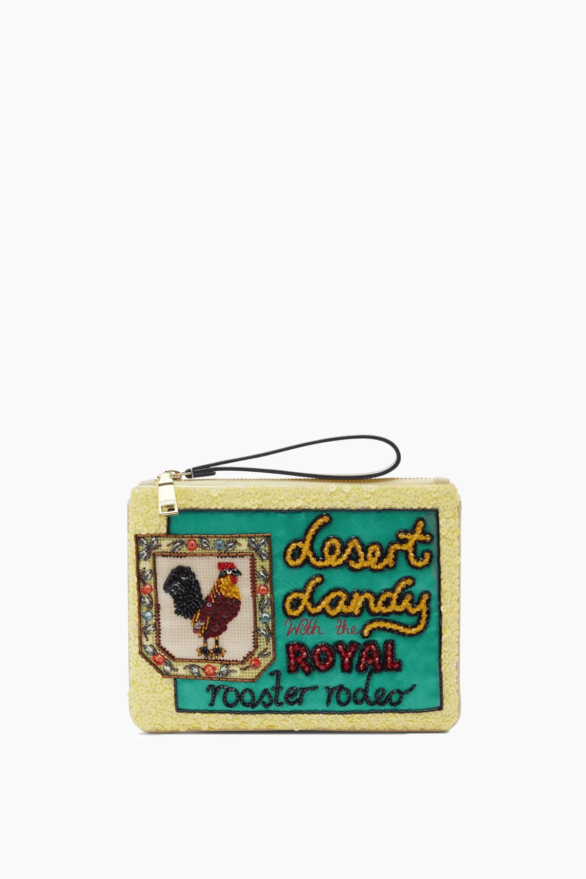 Ace Rooster Embellished Clutch in Multi - 1