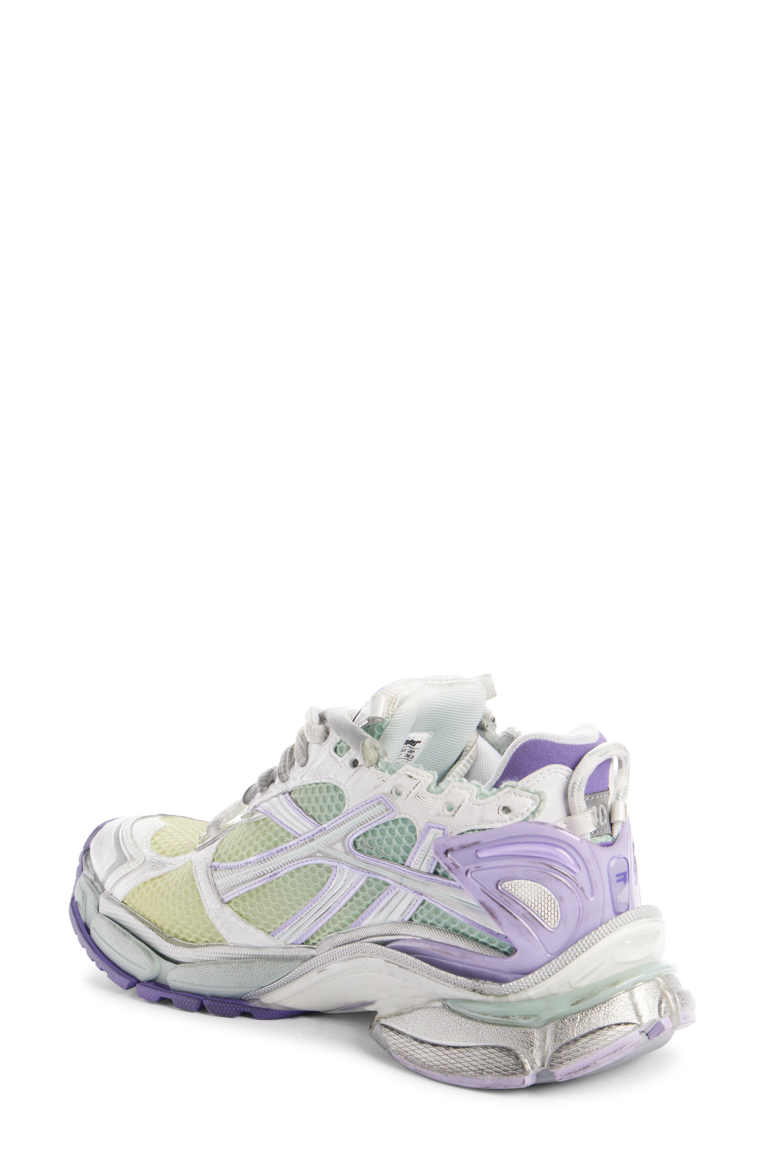Balenciaga Runner Sneaker in White/Grey/Purple/Yellow at Nordstrom - 2