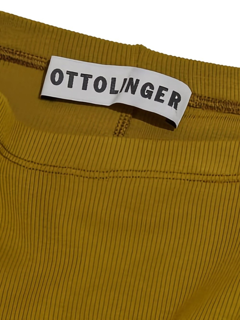 OTTOLINGER tie-detail ribbed shorts outlook