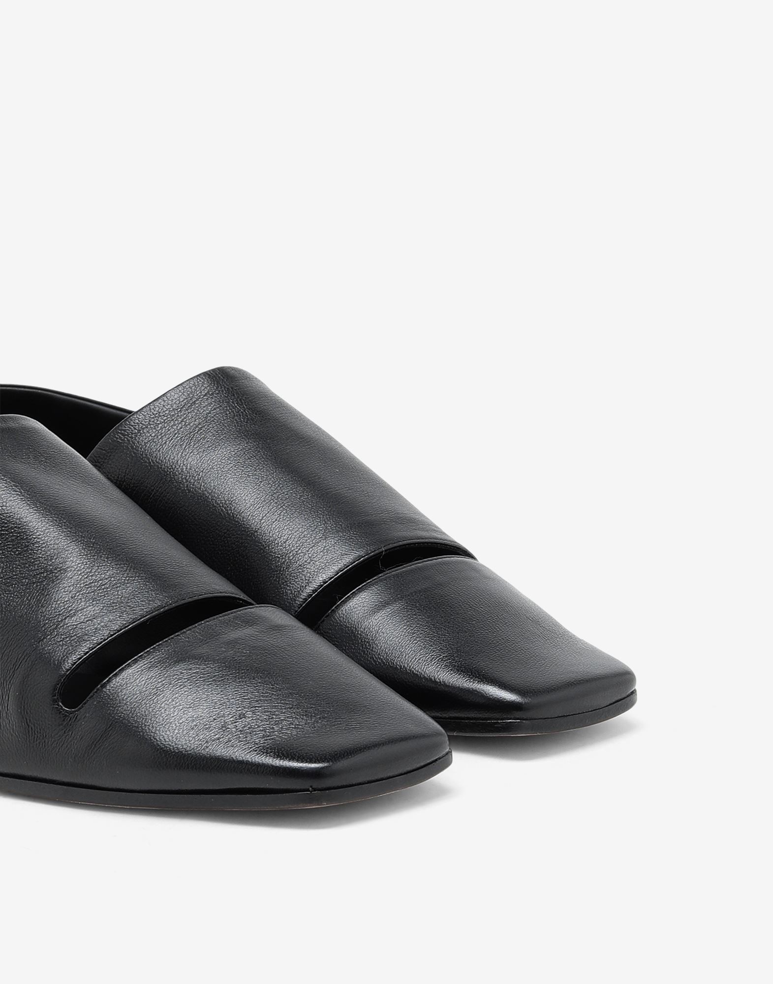Leather mules - 5