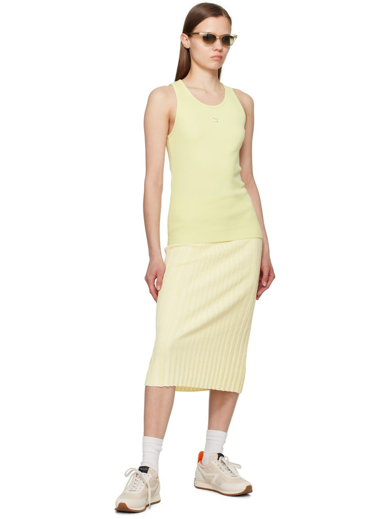 Maison Kitsuné Yellow Baby Fox Tank Top outlook