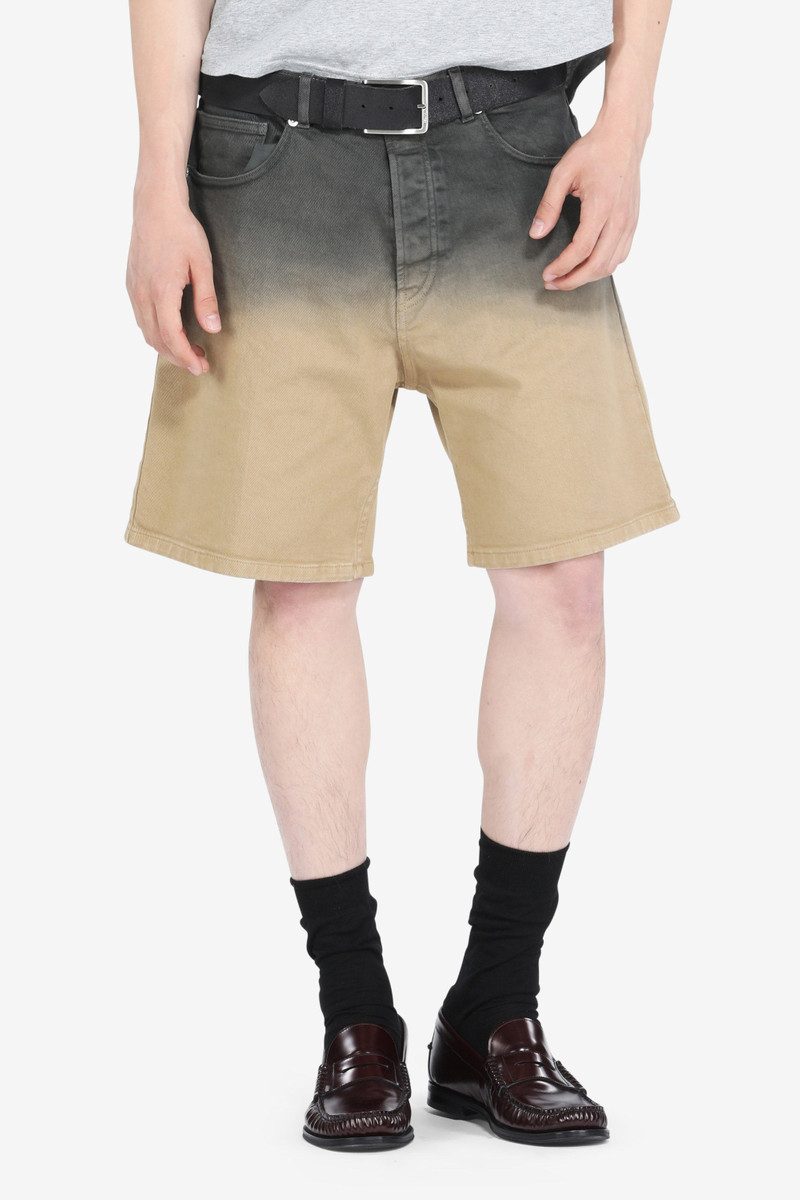 OMBRÉ DENIM SHORTS 1