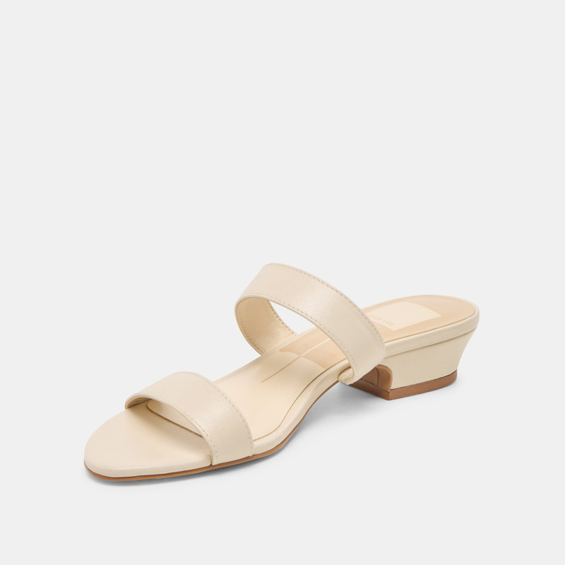 KAMILE SANDALS BONE LEATHER 4