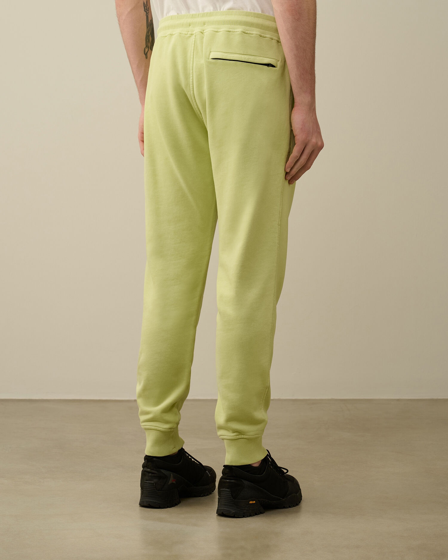 Cotton Diagonal Fleece Sweatpants - 3