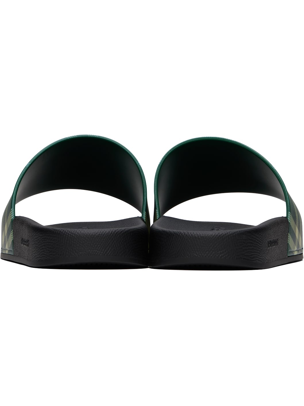 Green Check Pool Slides - 2