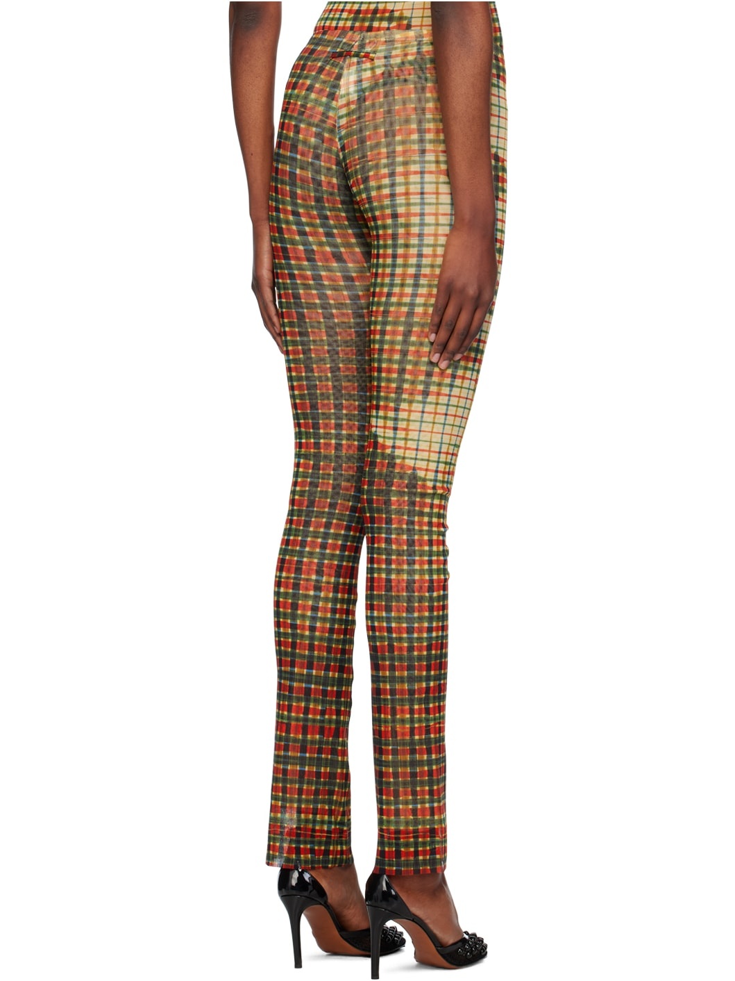 Multicolor Check Lounge Pants - 3