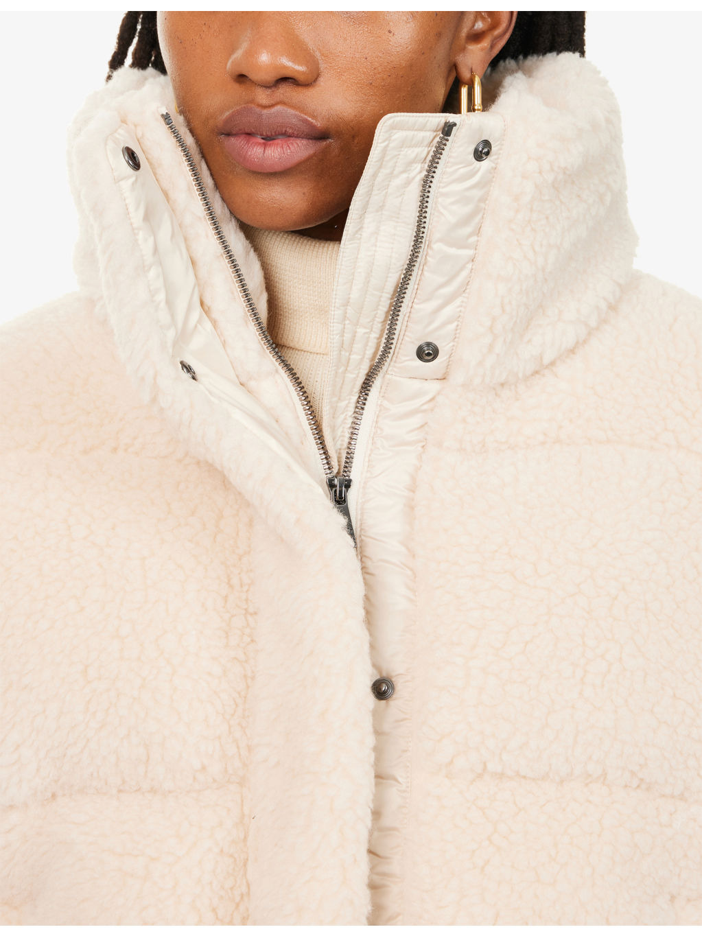 Alfredo Padded Teddy Puffer Jacket - 5