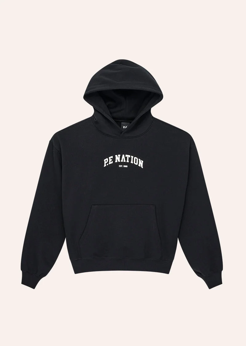 LEGACY 2.0 OVERSIZED HOODIE IN BLACK & WHISPER WHITE - 1
