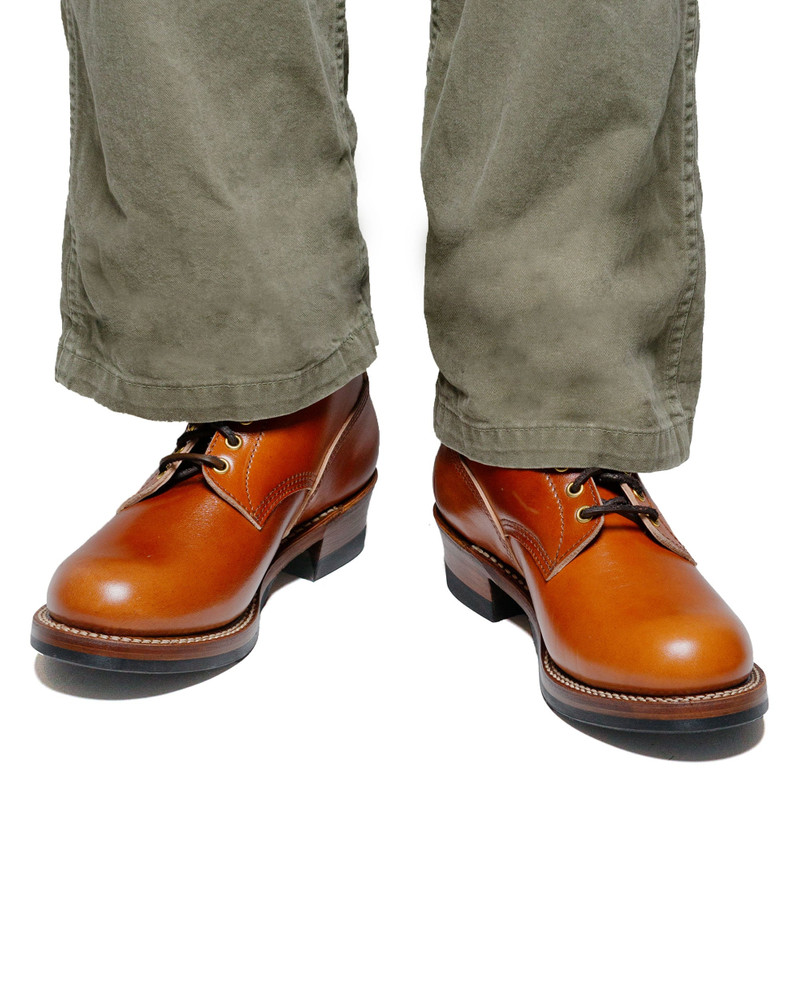 JOHN LOFGREN Steel Gang Boots Shinki Hikaku Horsebutt Camel outlook