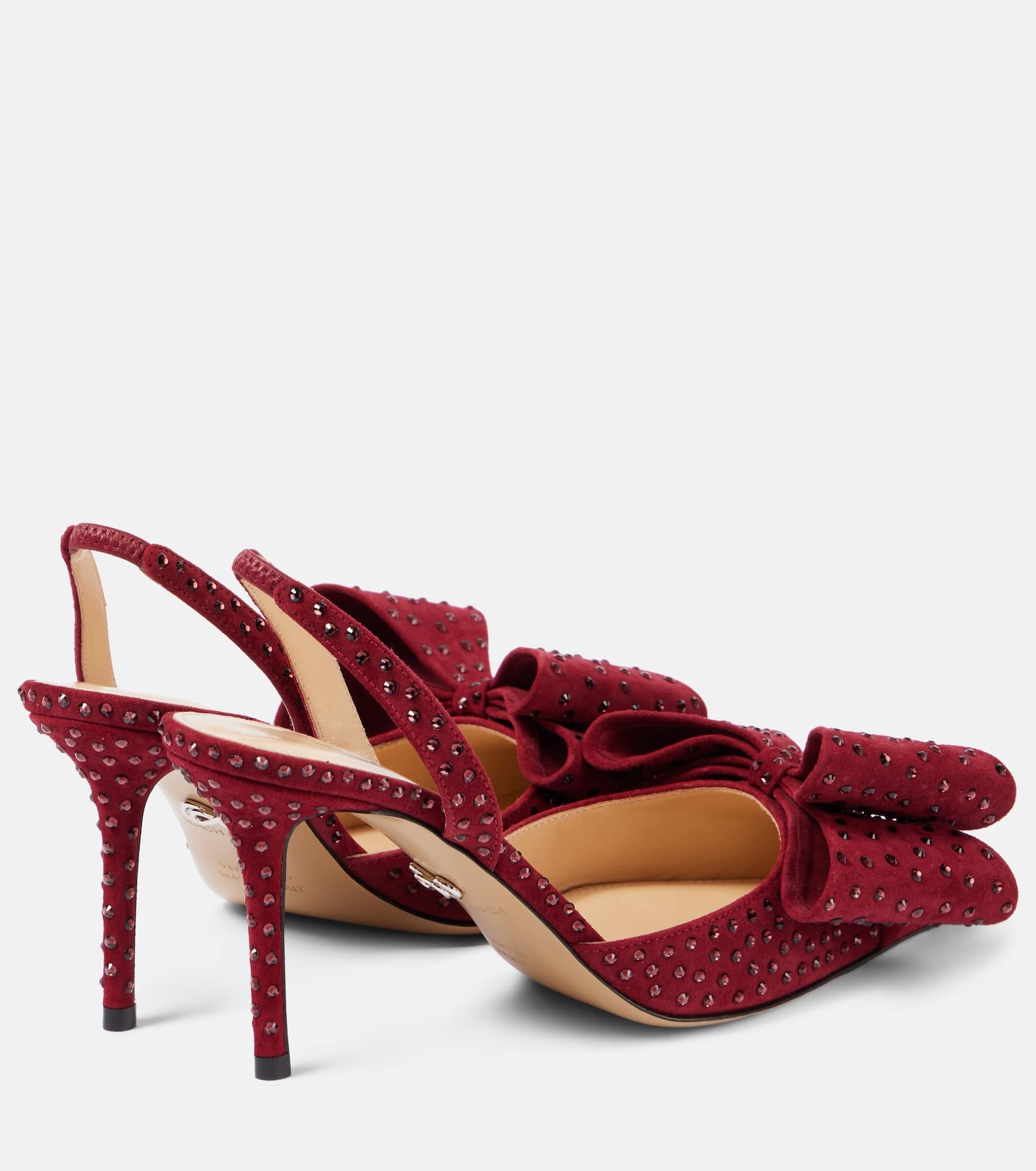 Le Cadeau 85 suede slingback pumps - 2