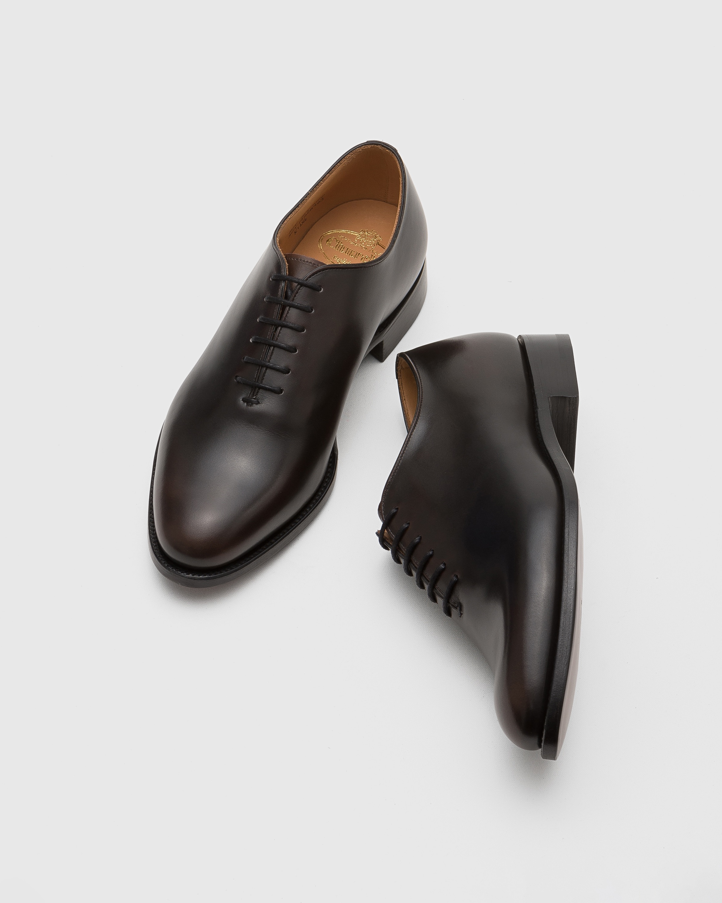 Royal Calf Leather Whole Cut Oxford - 2