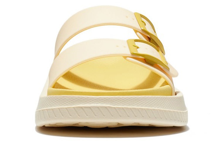 (WMNS) Li-Ning Clap Slippers 'Yellow Creamy White' AGAS004-4 - 5