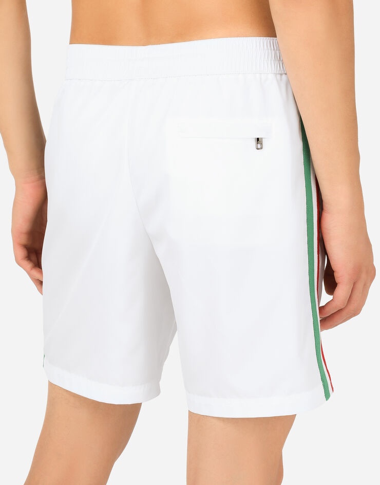 Mid-length swim trunks with DG patch - 5