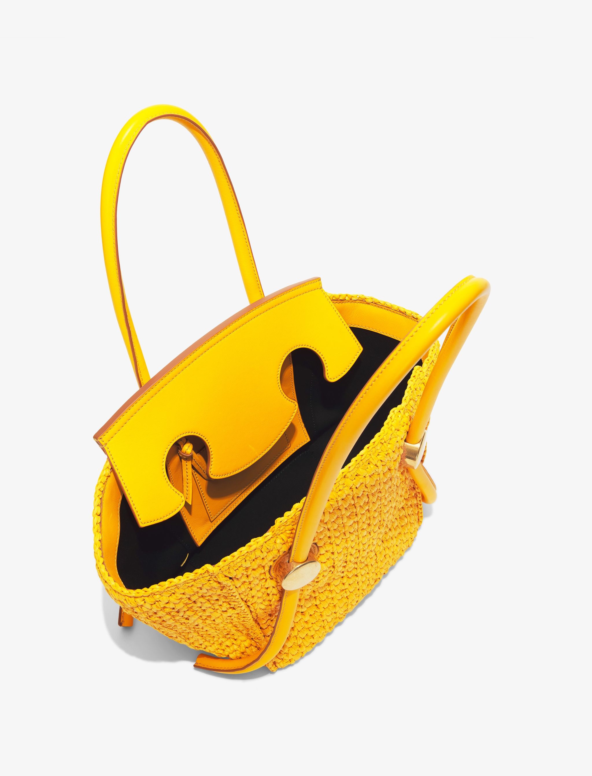 Small Raffia Pipe Bag - 4