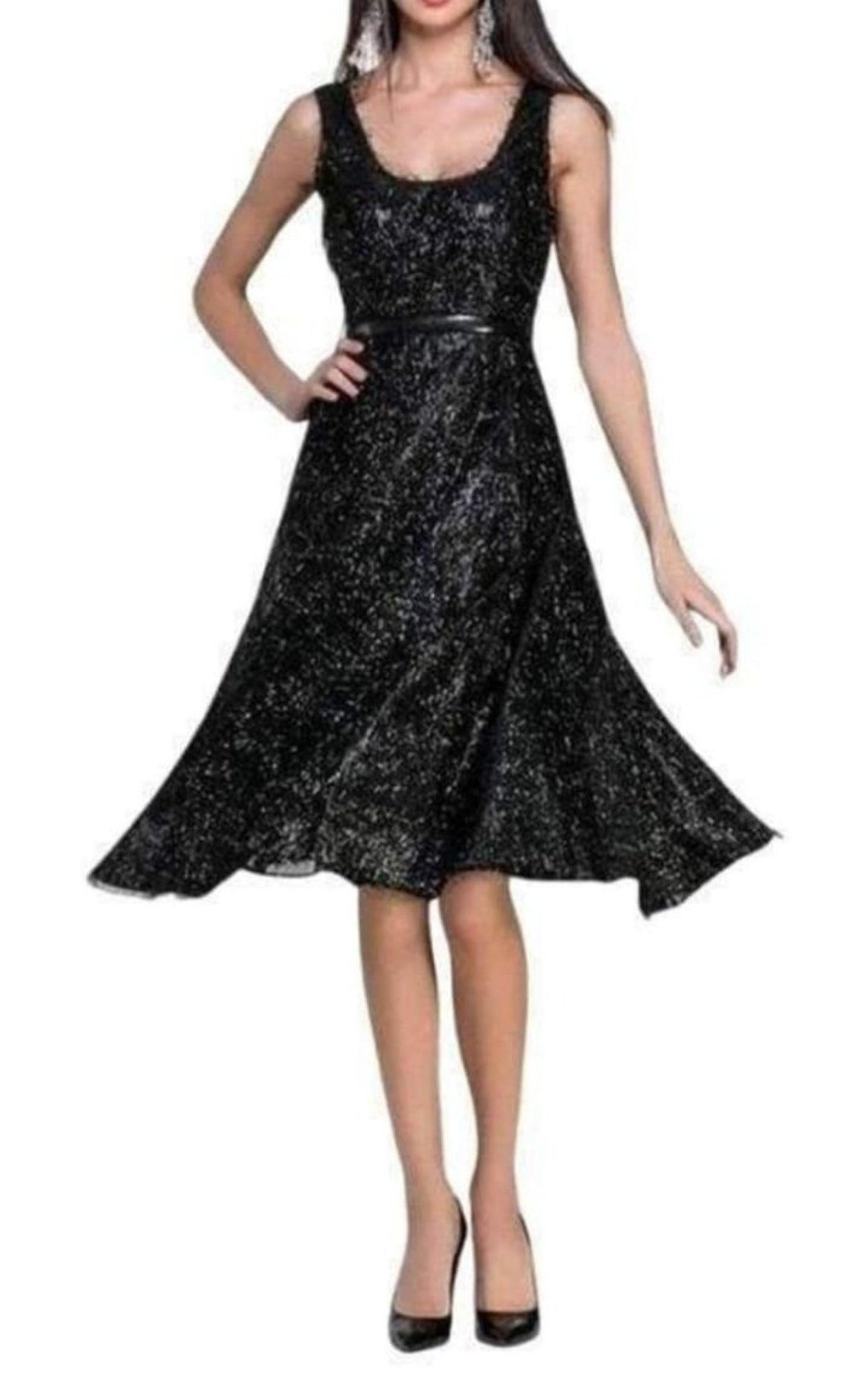Tracy Reese - Sleeveless Beaded & Eyelash Fringe Cocktail Dress - 3