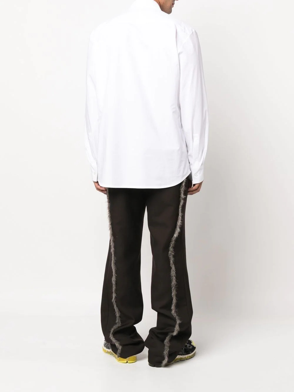 Leilan embroidered oversized shirt - 4