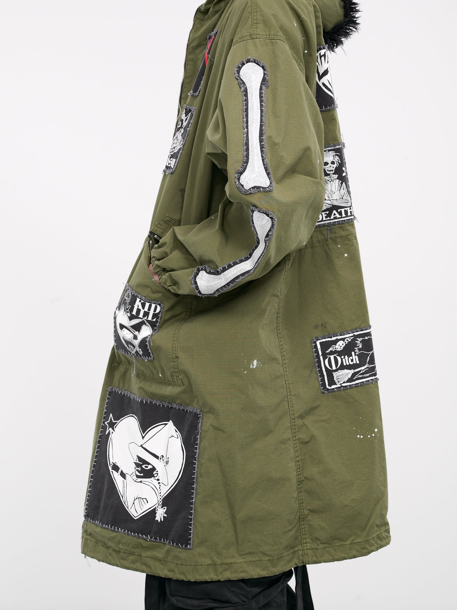 Graphic Patch Coat - 5