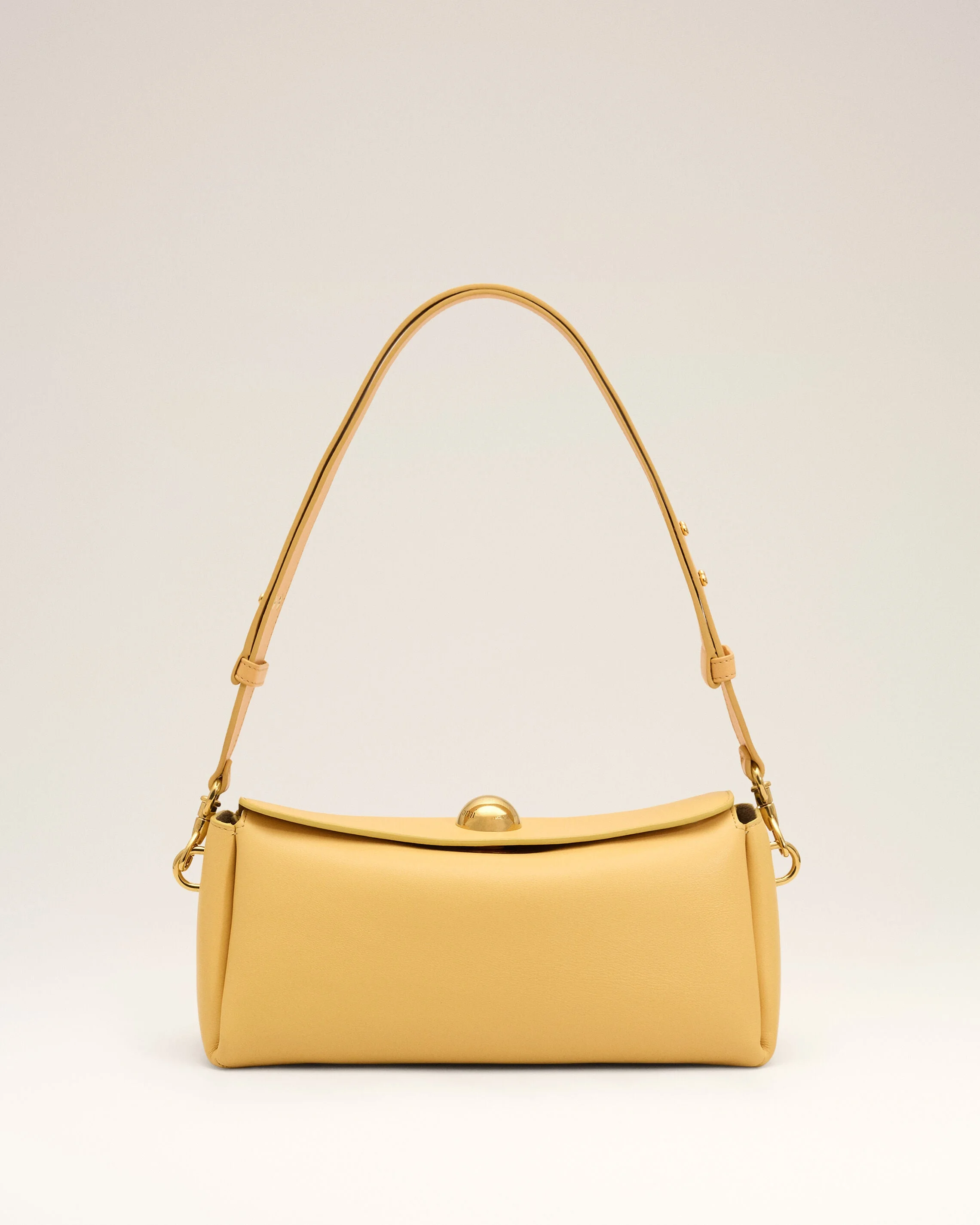 YELLOW COW LEATHER CARROUSEL BAG - 1