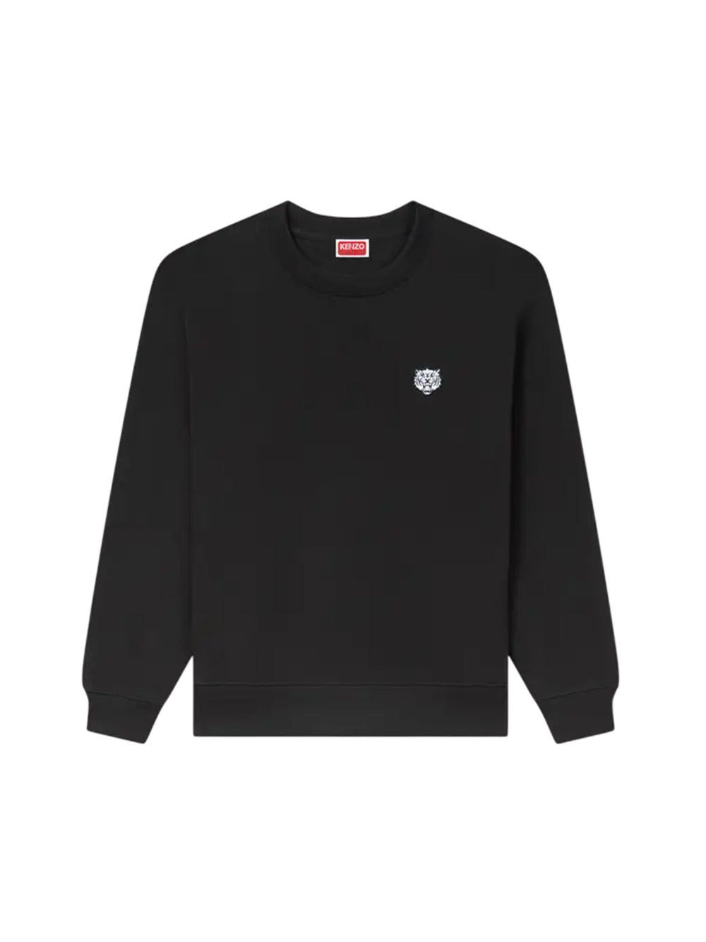 Kenzo Women Cotton Sweatshirt With "Kenzo Happy Tiger" Embroidery - 1