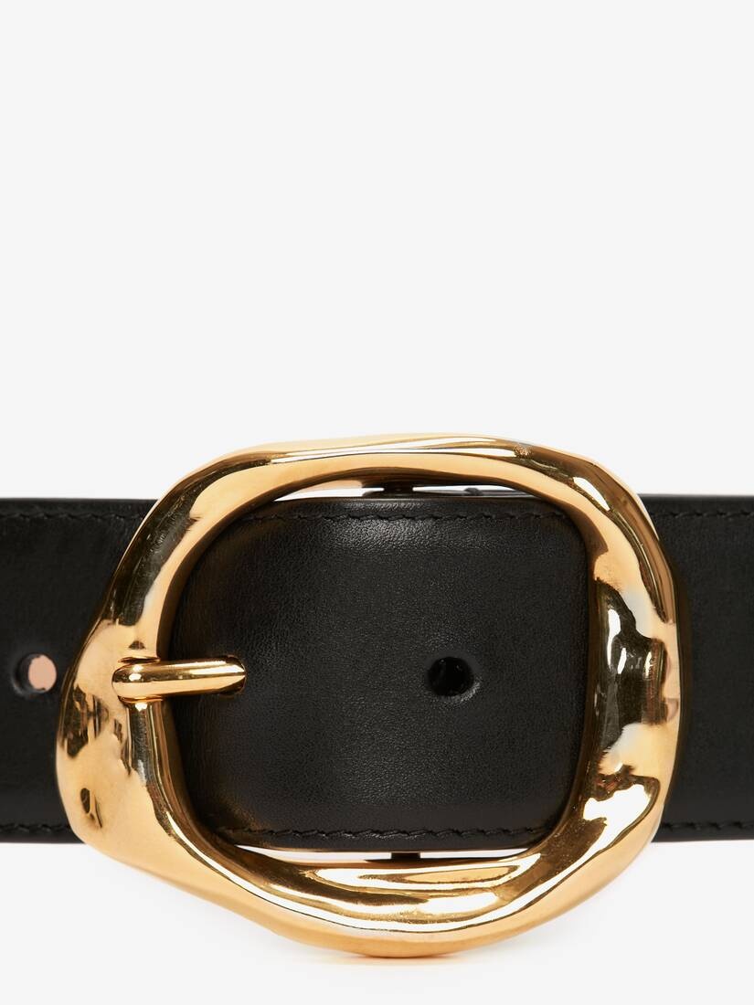 Molten Metal Belt in Black - 3