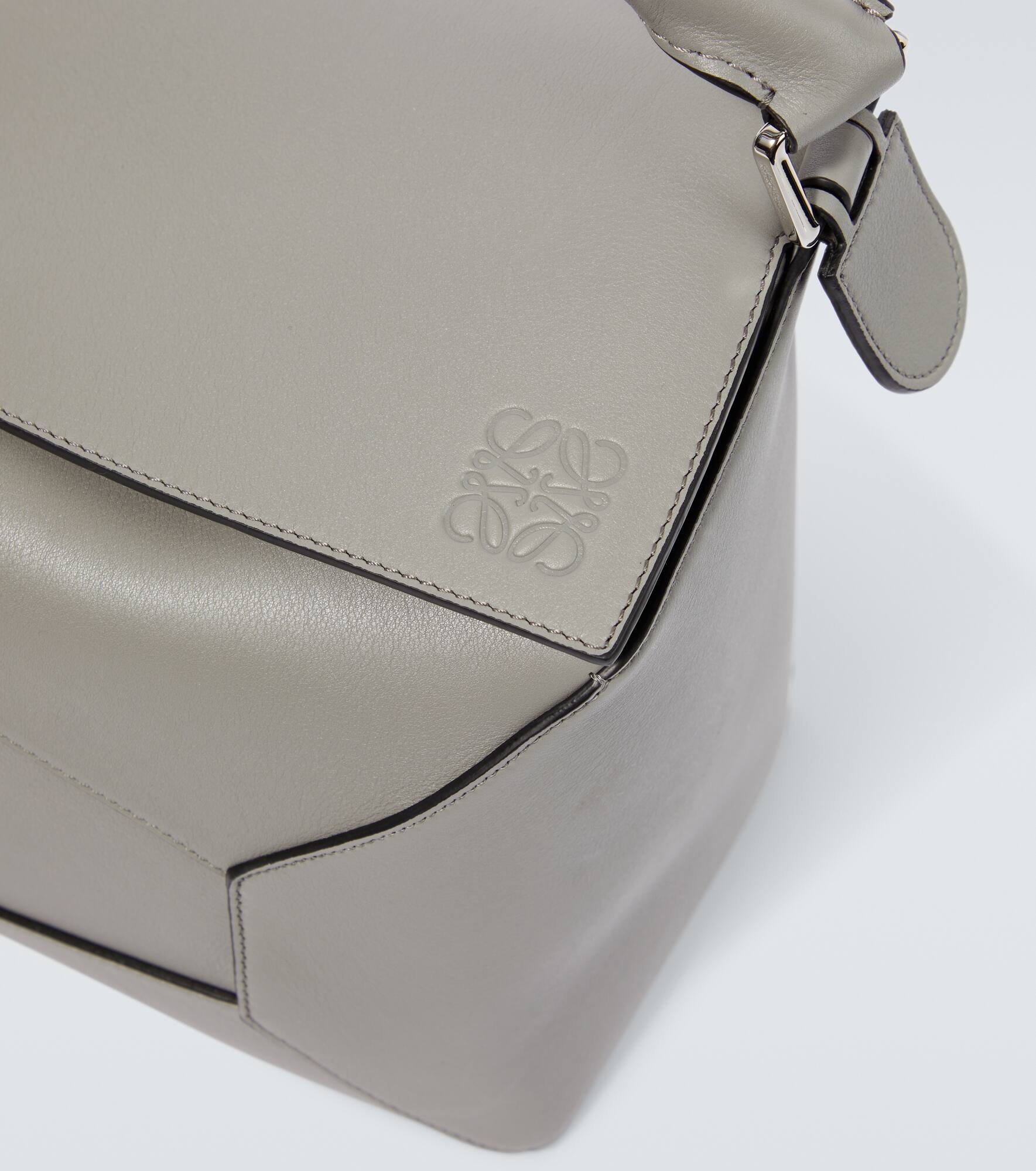 Mytheresa Loewe Silver Puzzle Bag Loewe Puzzle Large Leather