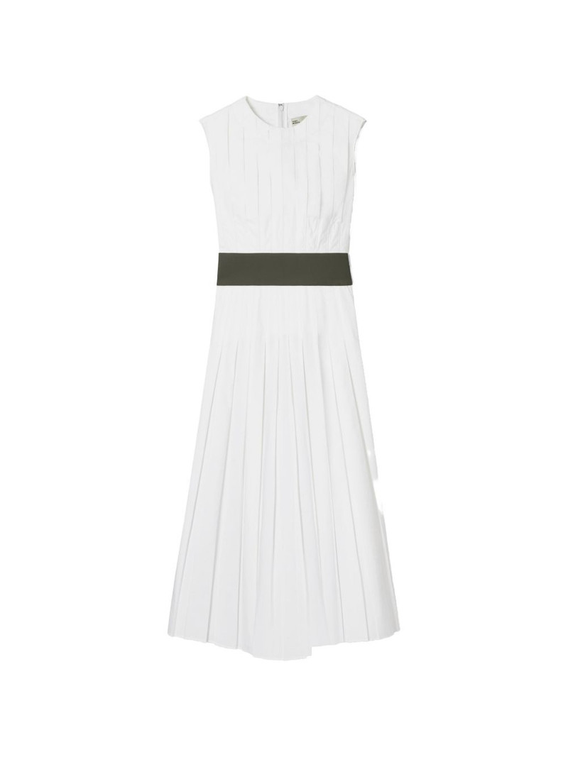 pleated poplin dress 1
