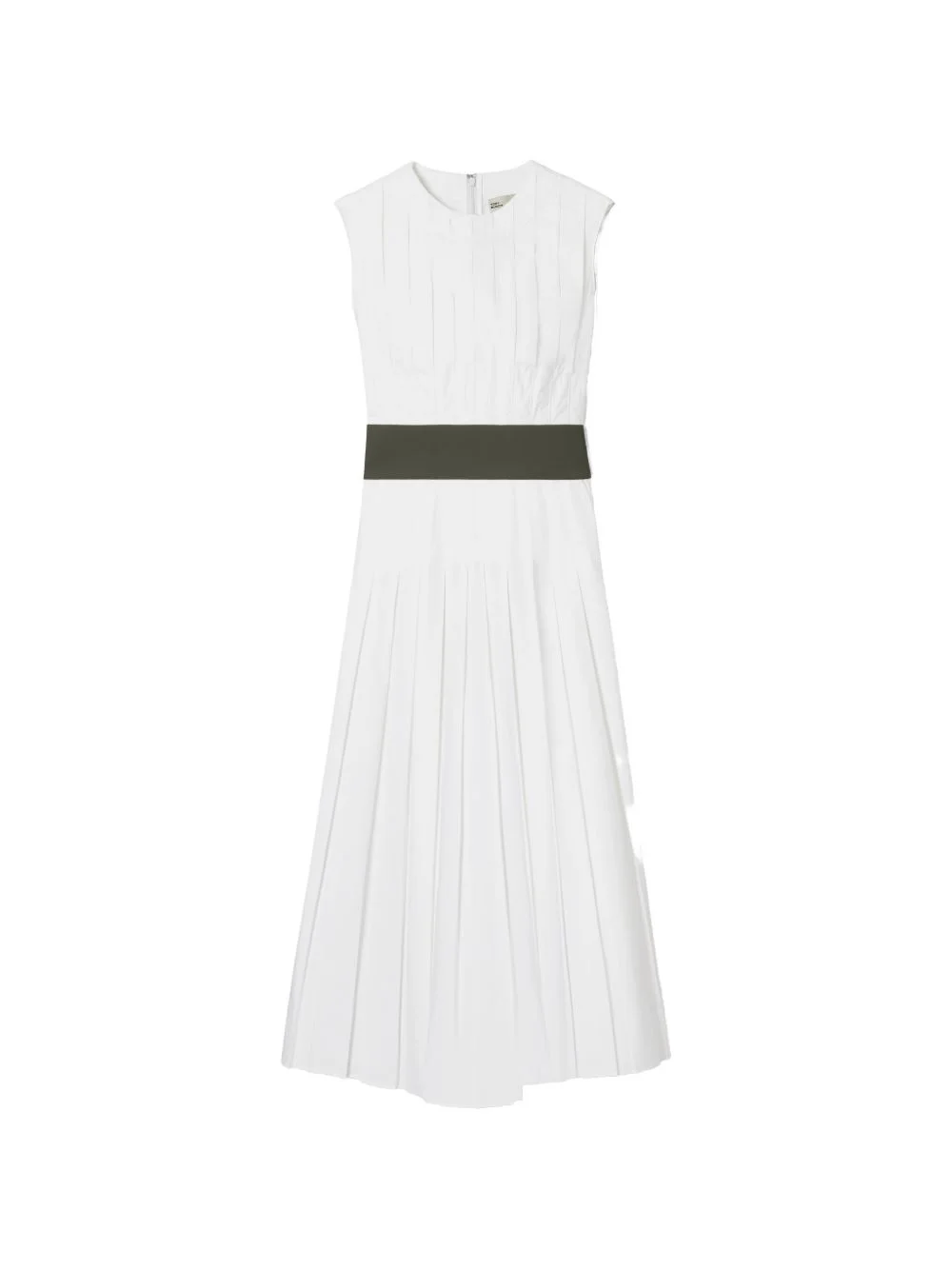 pleated poplin dress - 1