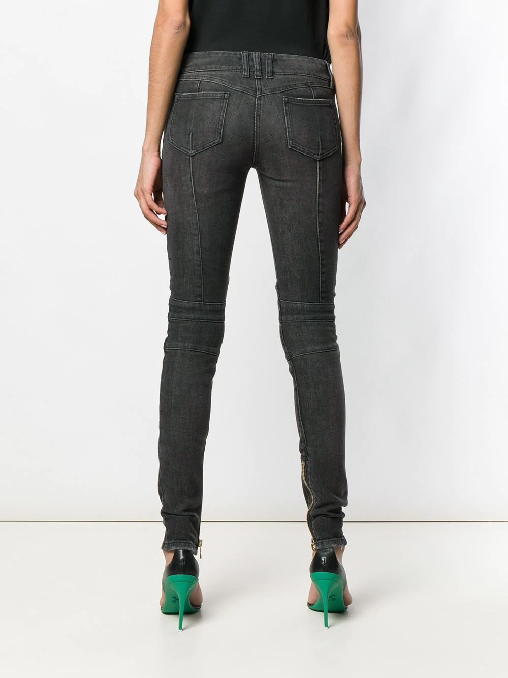 skinny biker jeans - 4