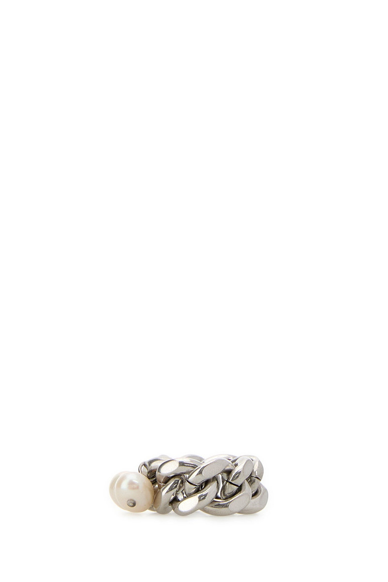 Jil Sander Silver metal ring outlook