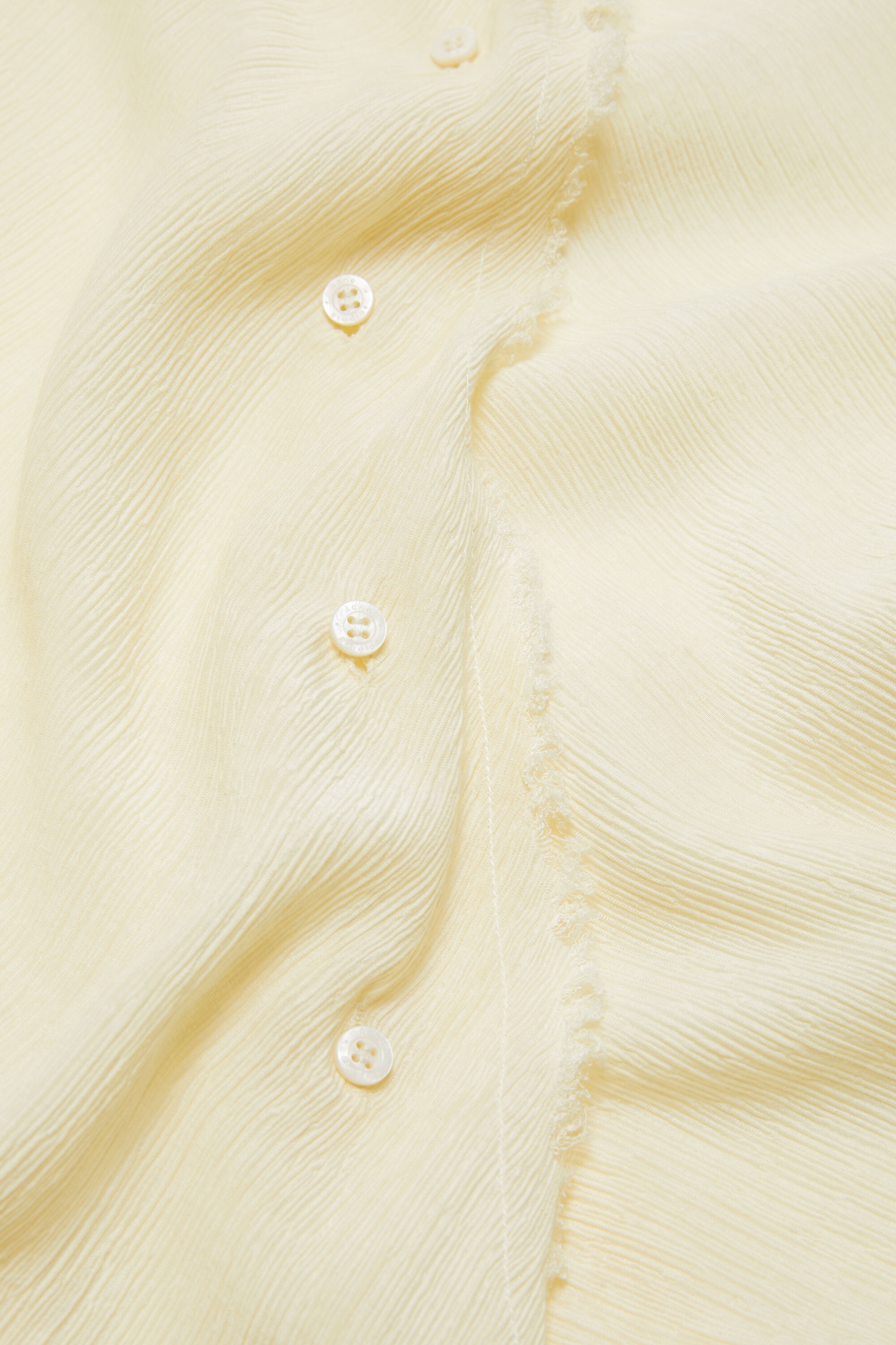 Crepe scarf blouse - Warm white - 6