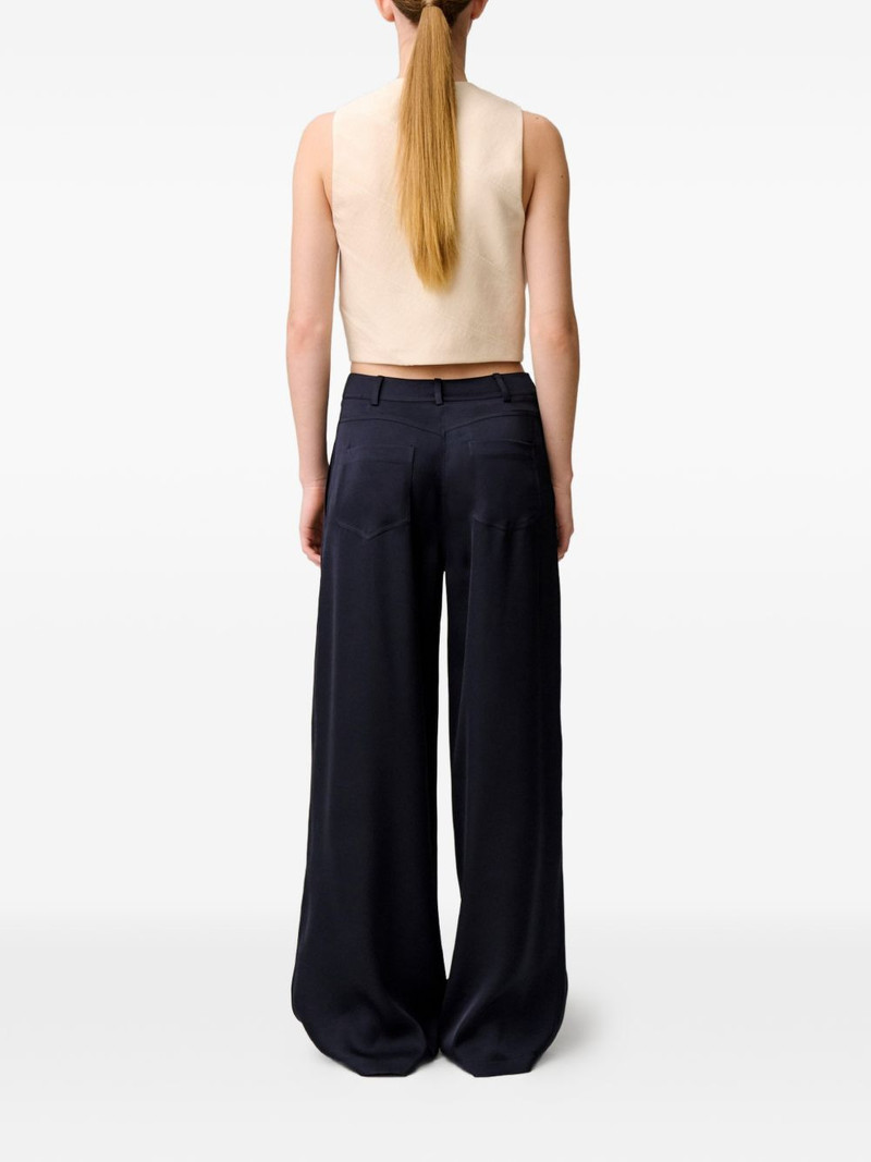 buttoned straight-leg trousers 4