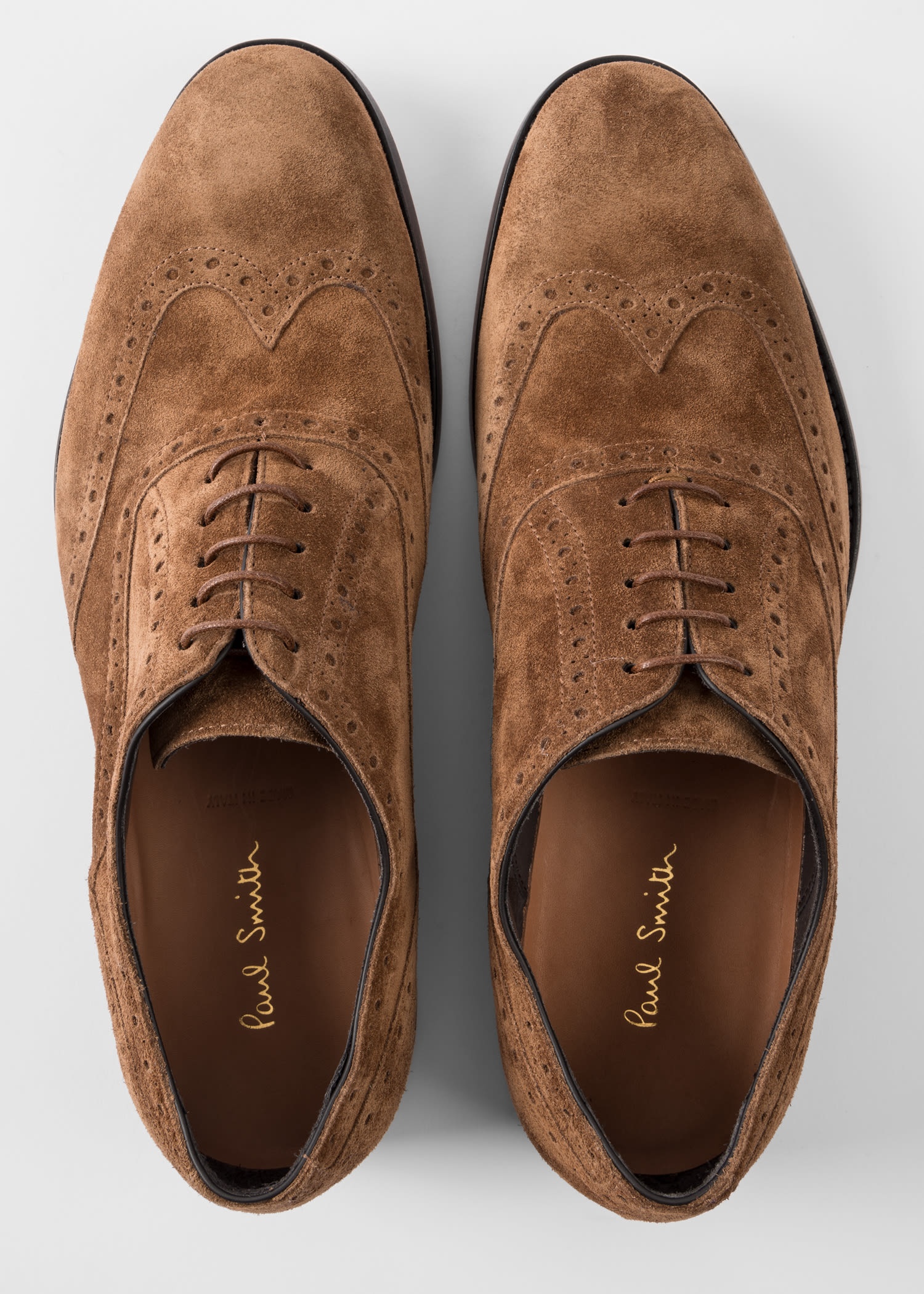Suede 'Galileo' Brogues - 3
