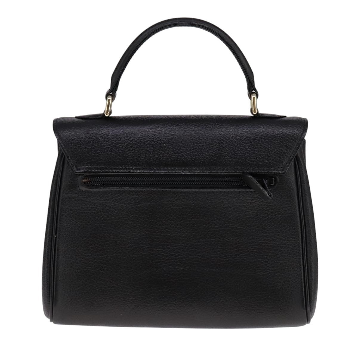 Burberry Hand Bag Leather Black - 3