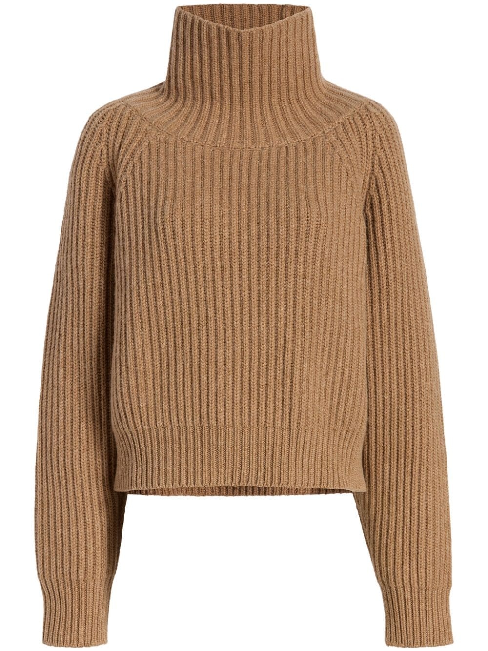 Lanzino funnel-neck cashmere jumper - 1