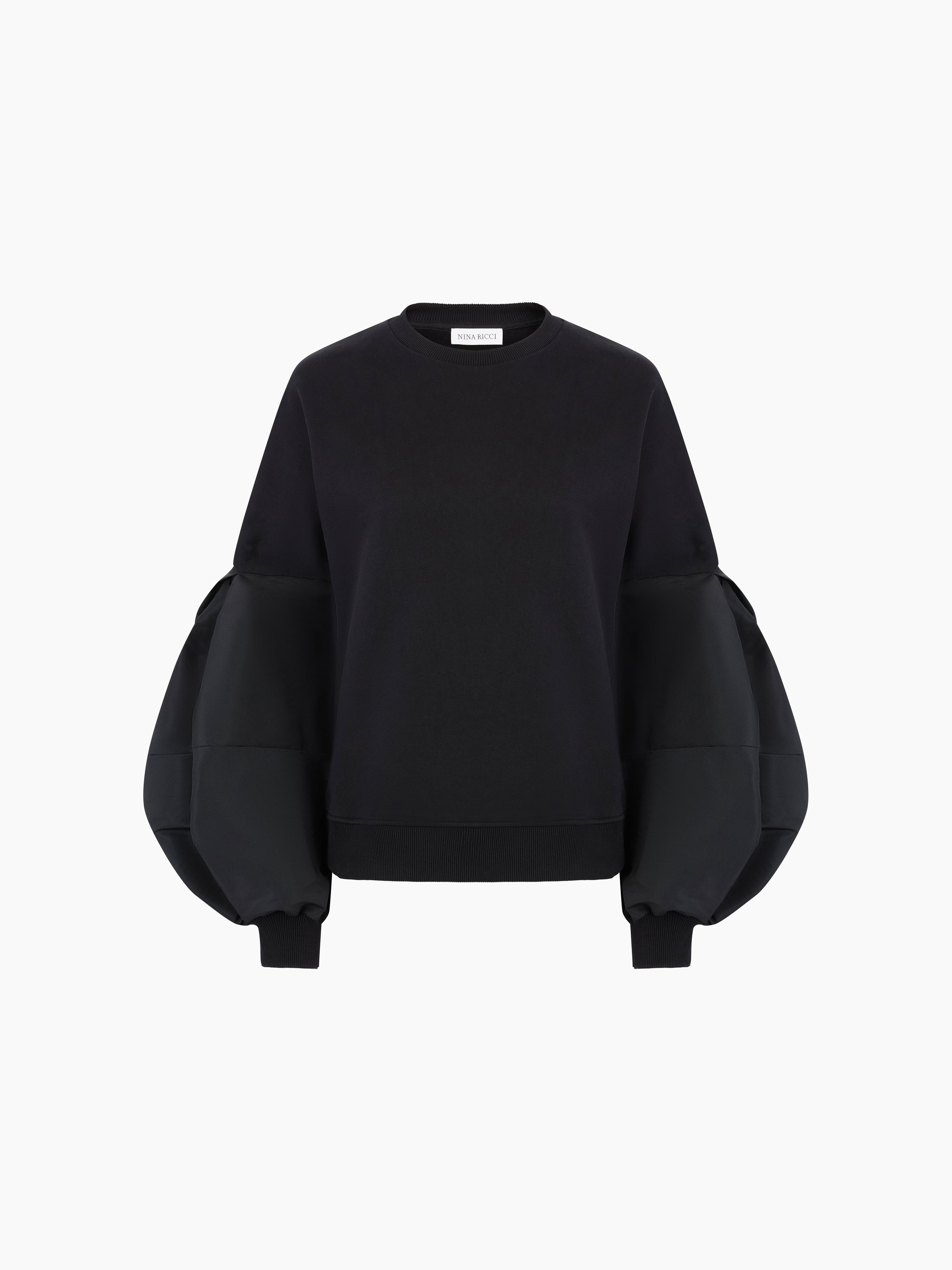 KNITTED SWEATER WITH COCOON SLEEVES - 5