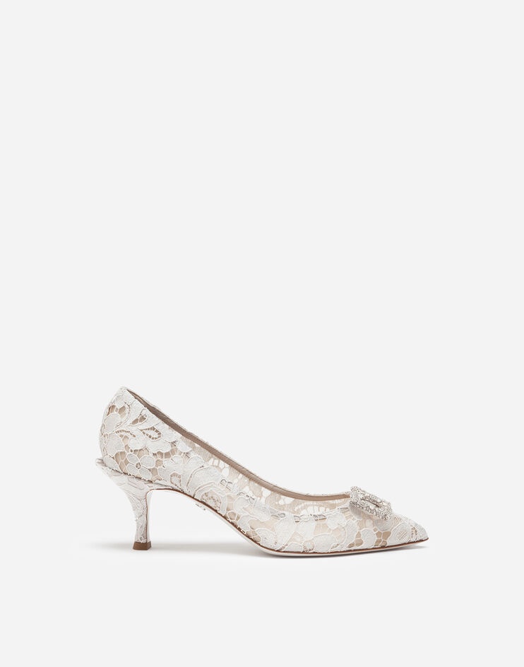 Taormina lace pumps with DG Amore logo - 1