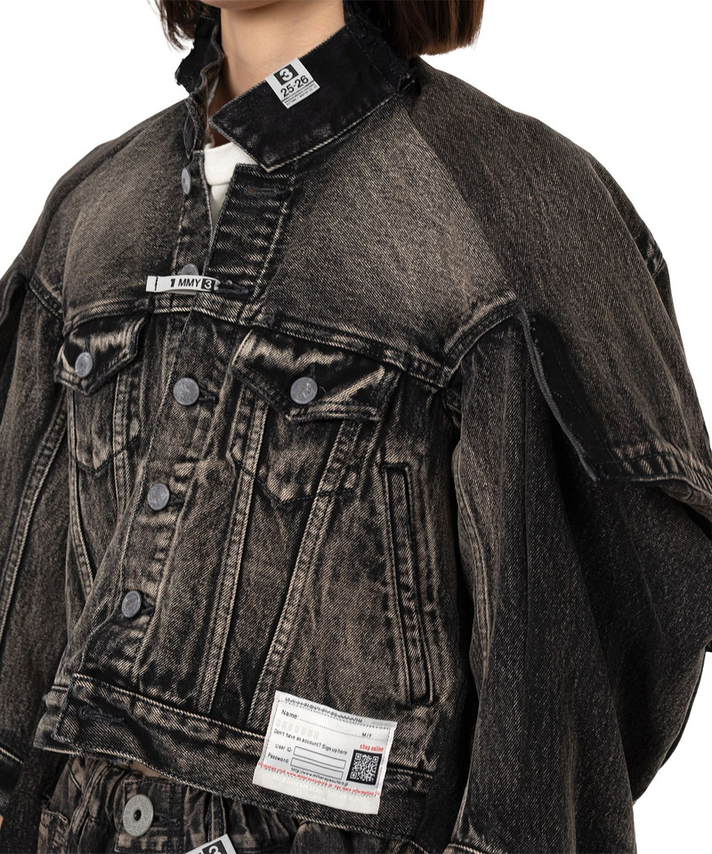 Asymmetric Denim Jacket 7