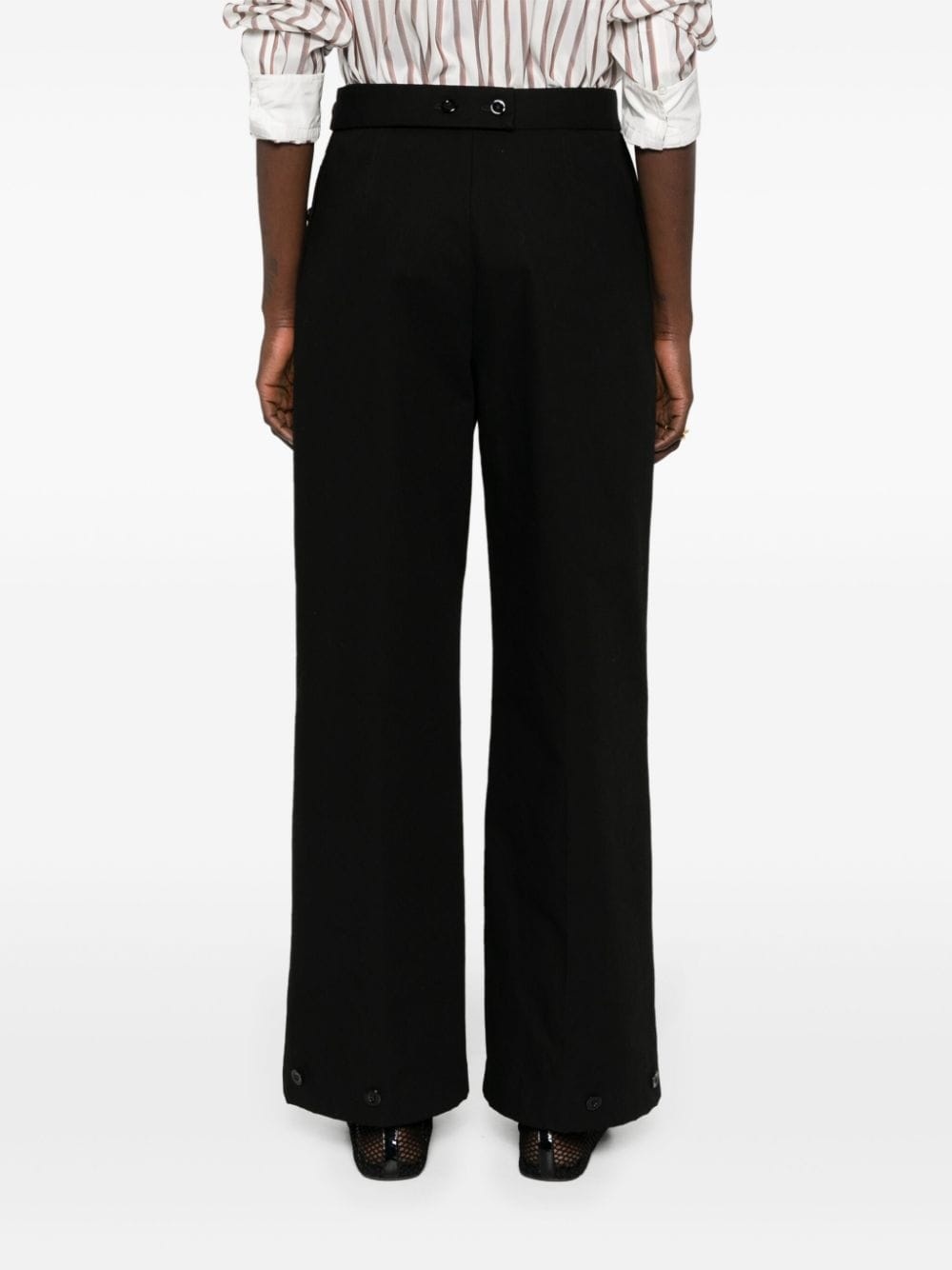 canvas palazzo pants - 4