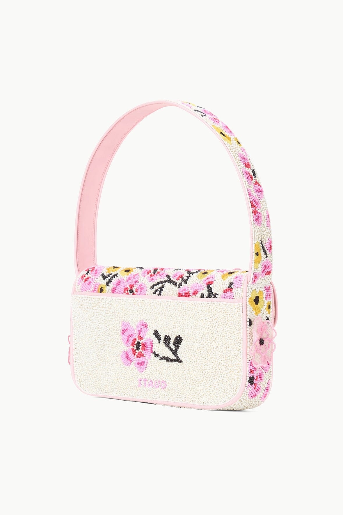 STAUD TOMMY BEADED BAG BLOSSOM FLORAL TAPESTRY - 6