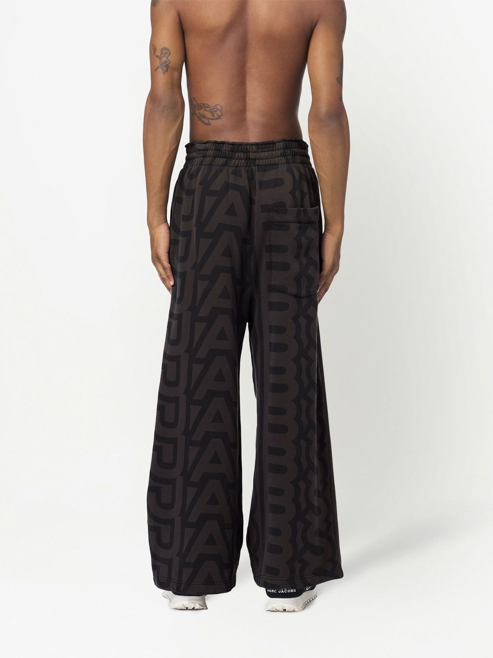 monogram-pattern track pants - 4