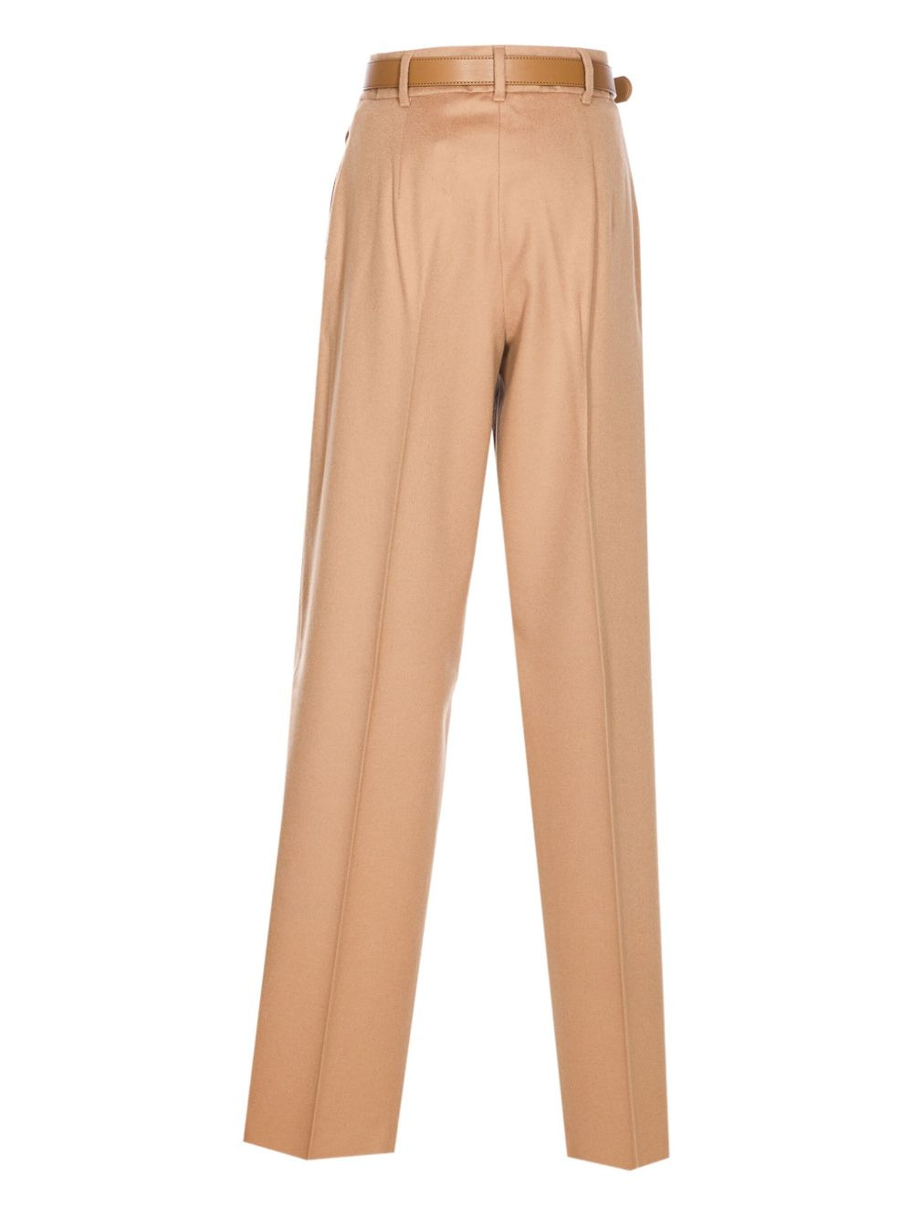 pleated belted trousers - 2