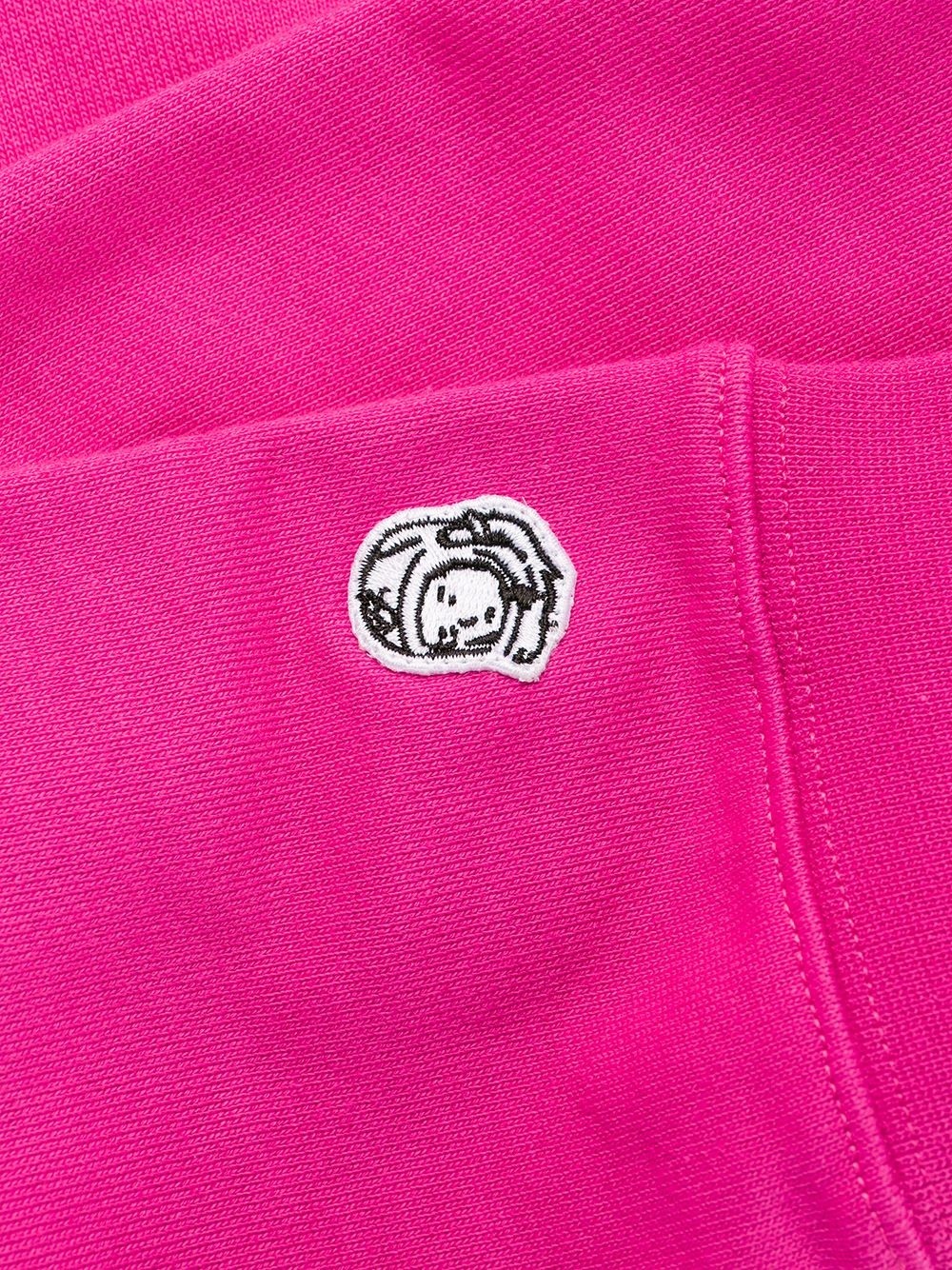 logo print hoodie - 6