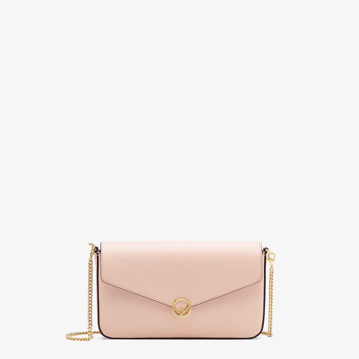 Pink leather mini-bag - 1