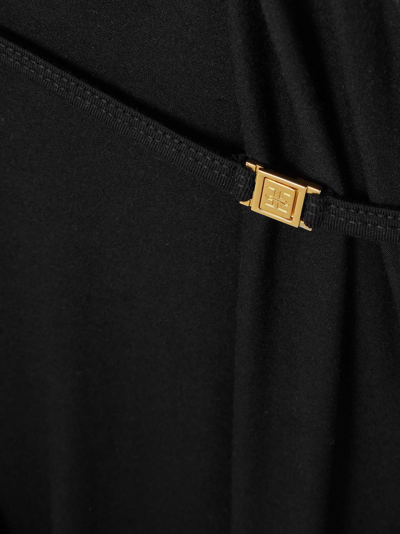 Vivian stretch-modal jersey halterneck maxi dress Black - 4